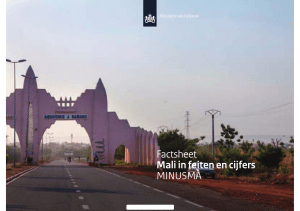 Factsheet Mali in feiten en cijfers MINUSMA