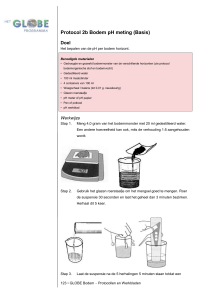 Protocol 2b Bodem pH meting (Basis)