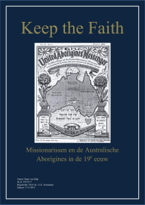 Missionarissen en de Australische Aborigines in de 19 eeuw
