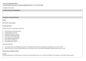 Fontys Lerarenopleiding Tilburg Overzicht boeken, excursies en