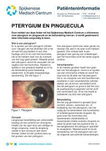 pterygium en pinguecula - Spijkenisse Medisch Centrum