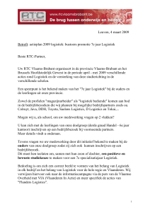 II. Profiel "Logistiek bediende" - RTC Vlaams