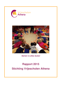 Jaarverslag 2015 - Stichting Vrijescholen Athena
