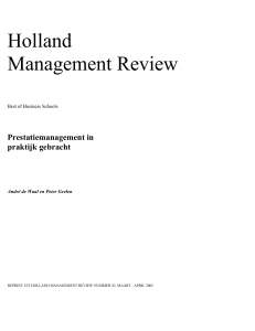 Holland Management Review