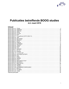 Publicaties - BOOG Study Center