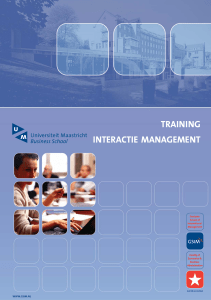 training interactie management
