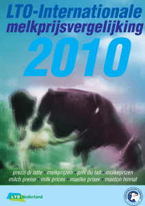 LTO-Internationale Melkprijsvergelijking 2010