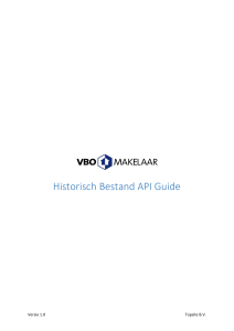 Historisch Bestand API Guide