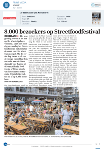 8 000 bezoekers op Streetfoodfestival