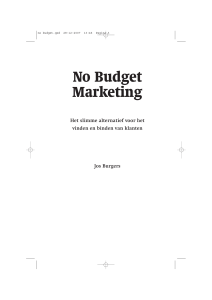 No Budget Marketing