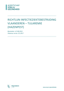 Richtlijn tularemie (versie 2016)