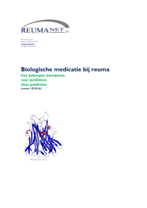Biologische medicatie bij reuma
