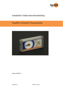 Installatie-/Gebruikershandleiding FluoMini Chlorofyl