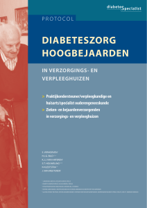 Protocol diabetes hoogbejaarden