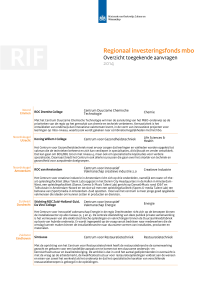 Regionaal investeringsfonds mbo