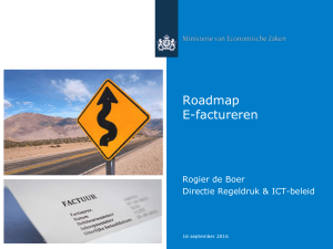 Roadmap E-factureren