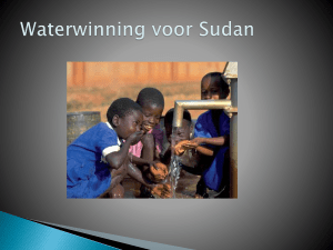 Waterwinning voor sudan