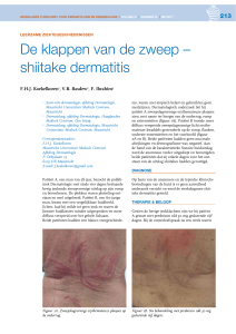 De klappen van de zweep – shiitake dermatitis