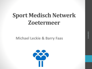 Sport Medisch Netwerk Zoetermeer