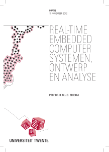 Real-Time embedded CompuTeR SySTemen, onTweRp en analySe