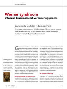 Werner syndroom