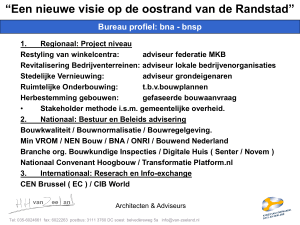 PowerPoint-presentatie - Van Zeeland Architecten Bureau