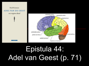 Epistula 44: Adel van Geest (p. 71)