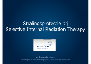 Stralingsprotectie bij Selective Internal Radiation Therapy