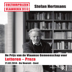 Letteren – Proza Stefan Hertmans