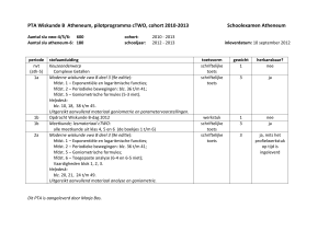 PTA Wiskunde B Atheneum, pilotprogramma cTWO