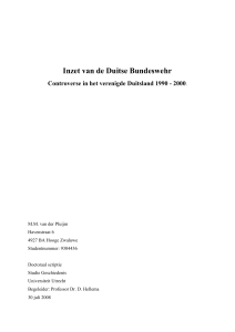 Inzet van de Duitse Bundeswehr