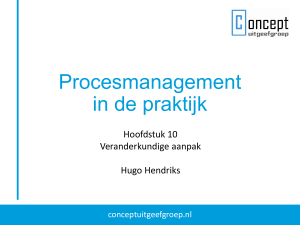 PowerPoint-presentatie - Procesmanagement in de praktijk