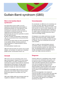 Guillain-Barré syndroom (GBS)