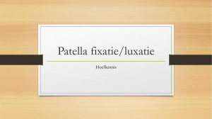 Patella luxatie - Wikiwijs Maken