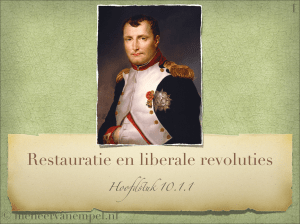 20141105 restauratie en liberale revoluties