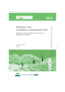Indicatoren voor `CBD 2010` - Invasieproces exotische organismen