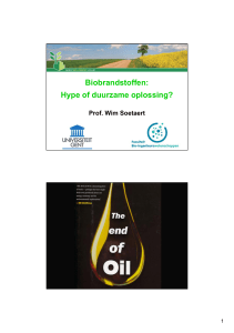 Biobrandstoffen: Hype of duurzame oplossing?