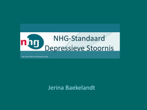 NHG-Standaard Depressieve Stoornis