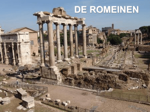 DE ROMEINEN Ontstaan van Rome