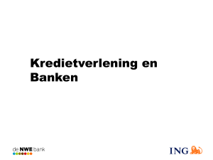 Kredietverlening en Banken