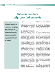 Mycobacterium bovis - KNCV Tuberculosefonds