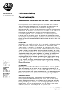 Colonoscopie - OLV Ziekenhuis Aalst