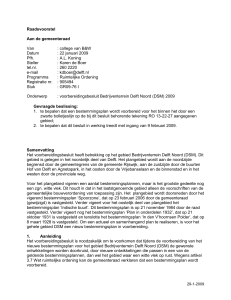 Raadsvoorstel - Delft R.I.S.