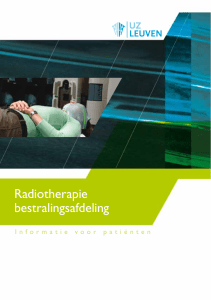 Radiotherapie bestralingsafdeling