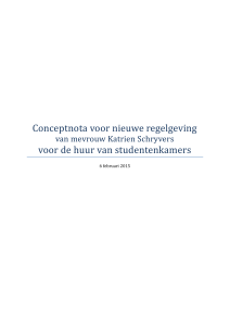 Conceptnota studentenkoten - Vlaamse Vereniging van Studenten