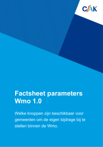 Factsheet parameters Wmo 1.0