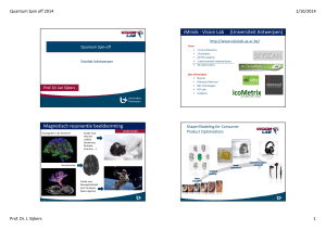 iMinds - Vision Lab (Universiteit Antwerpen) Magnetisch resonantie