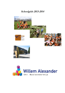 Schoolgids - CBS Willem Alexander