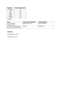 Materiaal Uittreed-energie (eV) Aluminium 4,3 Goud 5,1 IJzer 4,5