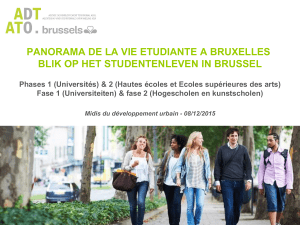 Blik op het studentenleven in Brussel